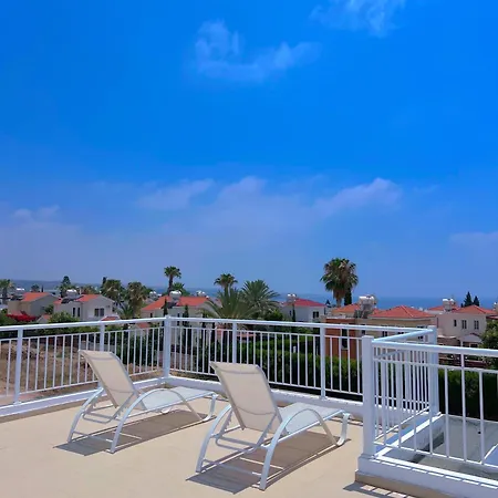 Villa 3 Bedroom Coral Bay Seaview I Private Pool Peyia